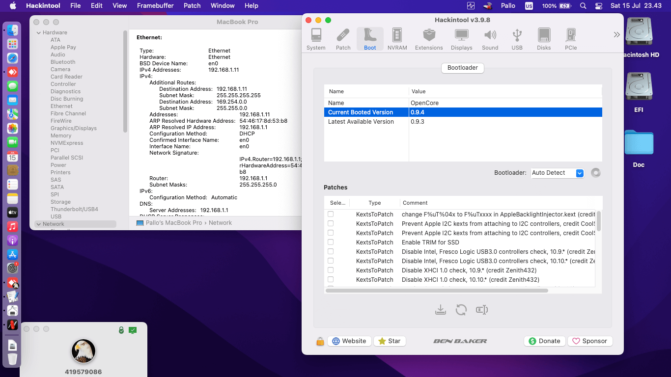 Dell Latitude 7490 4th [KabyLake R + Intel UHD 620 + I2C]   OpenCore 1